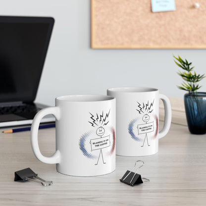 FaithStyles Blame it on the Coffee Ceramic Mug — 11oz/15oz