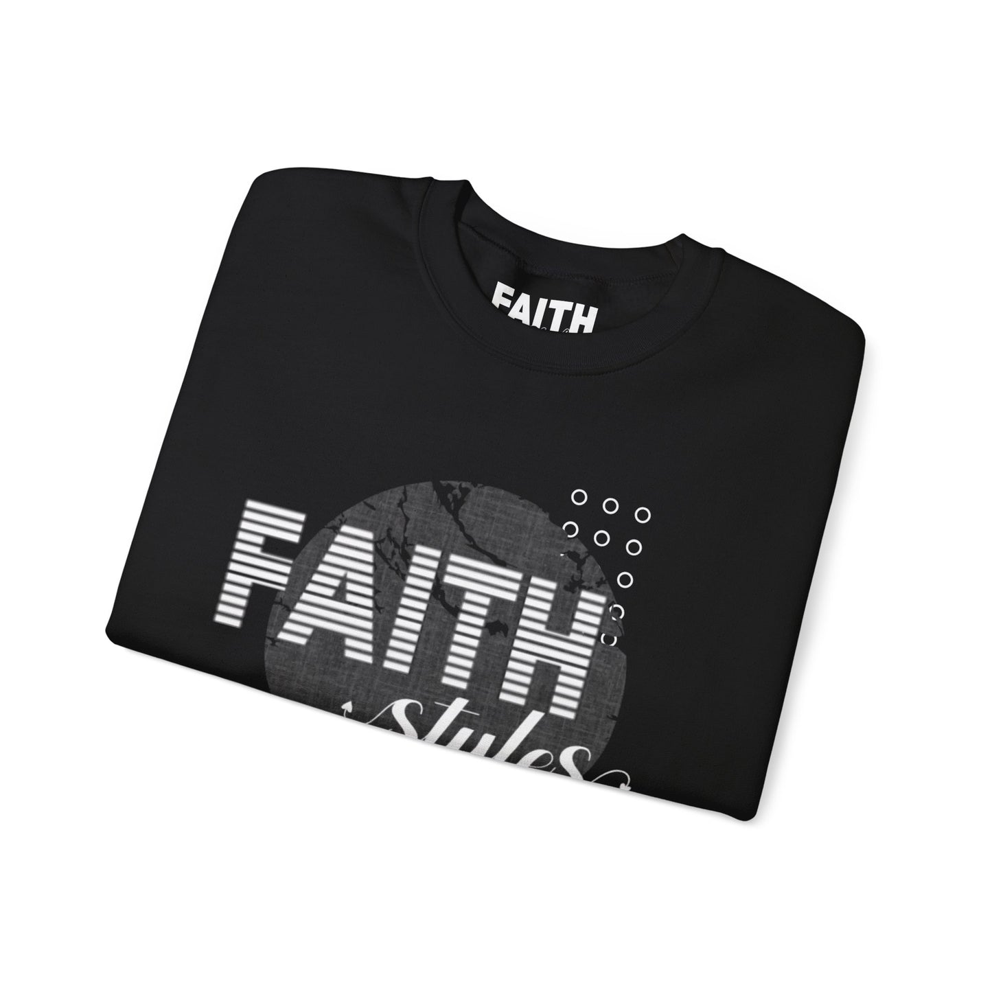 Faith Styles Unisex Heavy Blend™ Crewneck Sweatshirt - Cozy Spiritual Apparel for Everyday Wear, Gift for Friends, Comfort