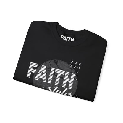 Faith Styles Unisex Heavy Blend™ Crewneck Sweatshirt - Cozy Spiritual Apparel for Everyday Wear, Gift for Friends, Comfort