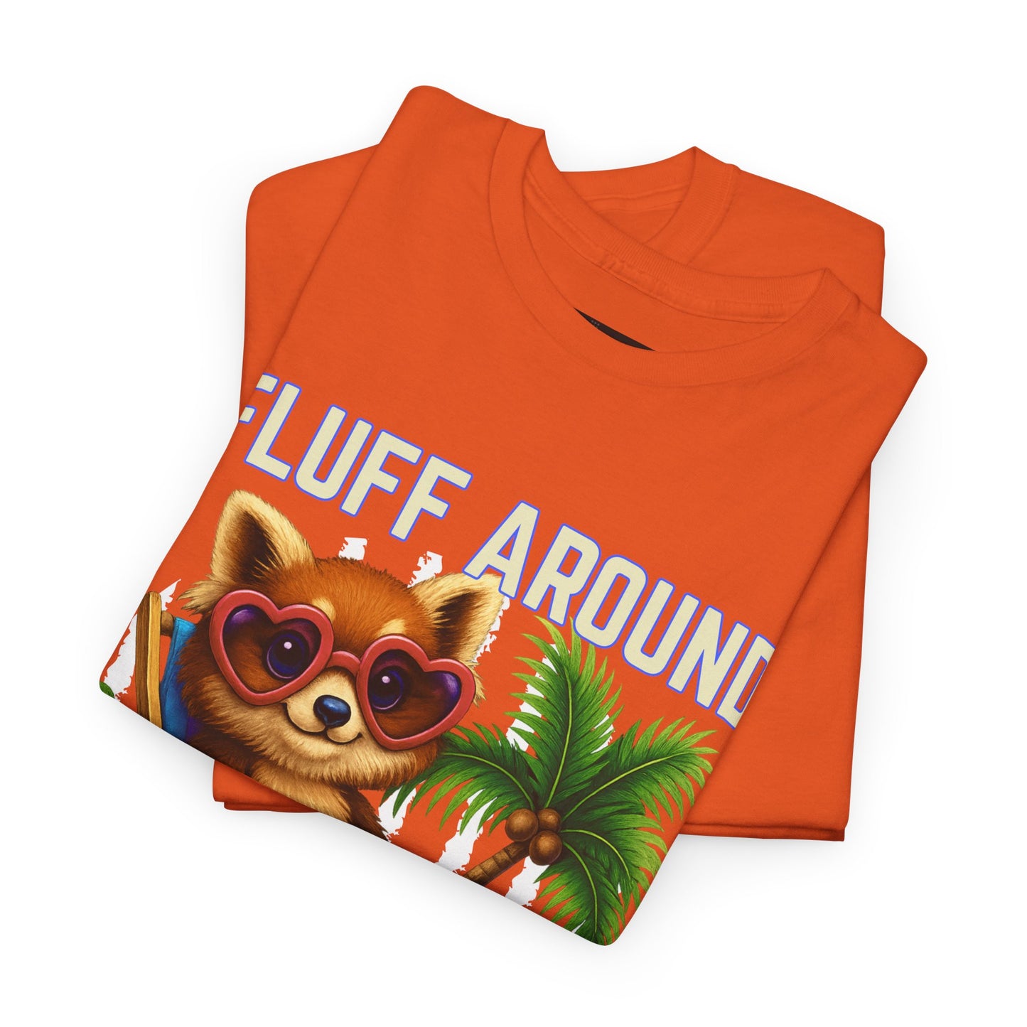 Tropical Cat Tee: Fluff Around and Find Out, Cute Graphic Shirt, Summer Outfit, Unisex Casual Wear, Gift for Animal Lovers