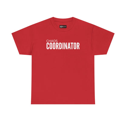Chaos Coordinator Unisex Cotton Tee, Funny T-Shirt for Moms, Gift for Event Planners, Casual Wear, Birthday Present
