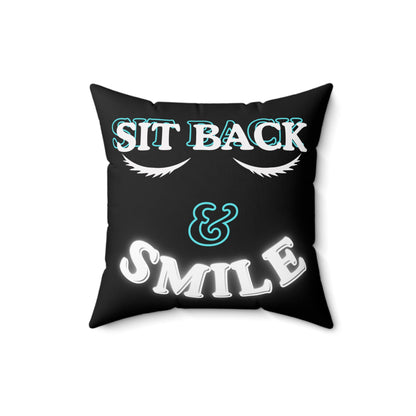 Relaxing Quote Pillow, Cozy Home Decor, Inspirational Cushion, Gift for Friends, Living Room Accent, Motivational Throw Pillow