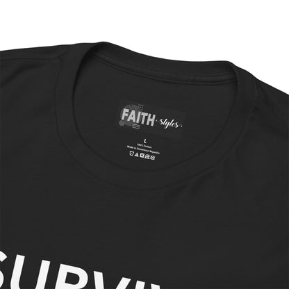 Funny Parent Survival Unisex T-Shirt | Gift for New Parents | Parenting Humor Tee | Casual Wear | Holiday Gift Idea