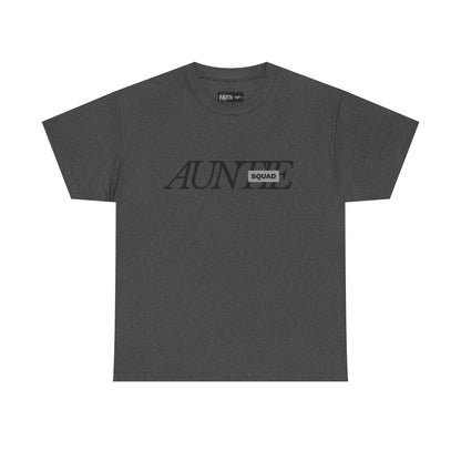 Auntie Squad Unisex Heavy Cotton Tee | Perfect Gift for Aunts | Family Reunion, Birthday, Mother's Day, Casual Wear, Everyday Comfort