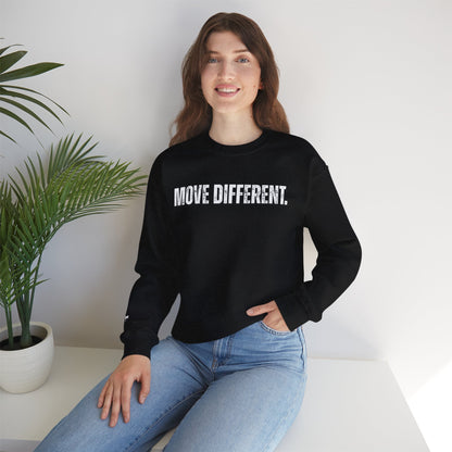 MOVE DIFFERENT. Unisex Crewneck Sweatshirt | Faith Styles®