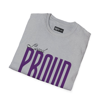 Proud Family Unisex T-Shirt, Lightweight Tee, Family Reunion Gift, Holiday Apparel, Personalized T-Shirt, Soft Cotton Top