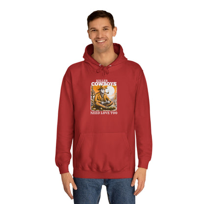 Unisex College Hoodie, Killer Cowboys