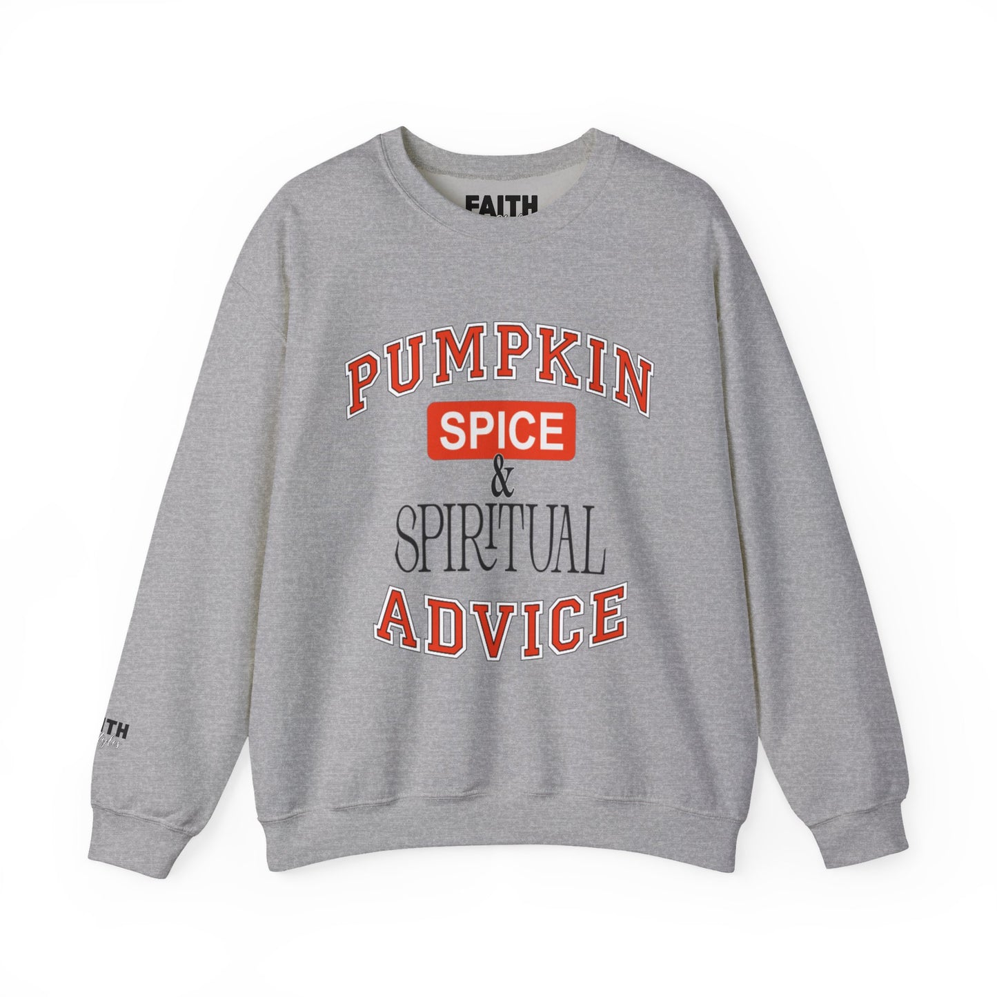 Cozy Pumpkin Spice Sweatshirt, Fall Sweatshirt, Spiritual Advice Crewneck, Autumn Fashion, Thanksgiving Gift, Unisex Sweater