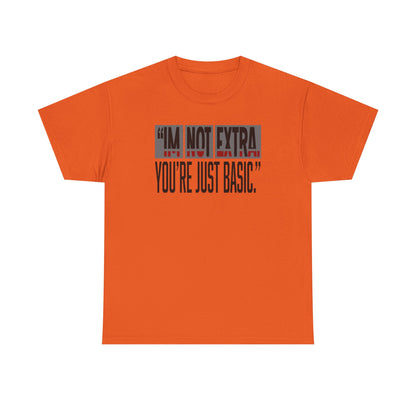 Funny Quote Male Heavy Cotton Tee, Casual T-Shirt for Everyday Wear, Gift for Friends, Birthday Gift, Trendy Statement Shirt
