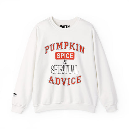 Cozy Pumpkin Spice Sweatshirt, Fall Sweatshirt, Spiritual Advice Crewneck, Autumn Fashion, Thanksgiving Gift, Unisex Sweater