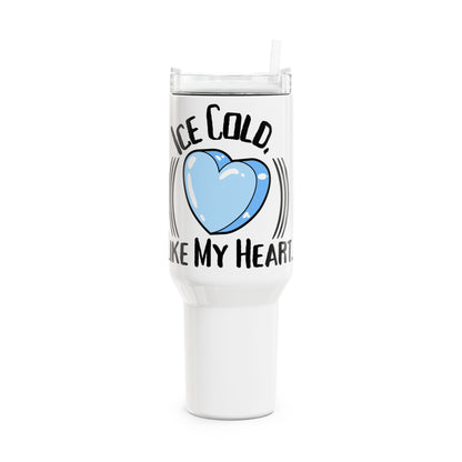 Ice Cold 40oz Tumbler - Perfect Summer Drinkware, Cool Gift for Friends, Pool Parties, Outdoor Events, Motivational Hydration