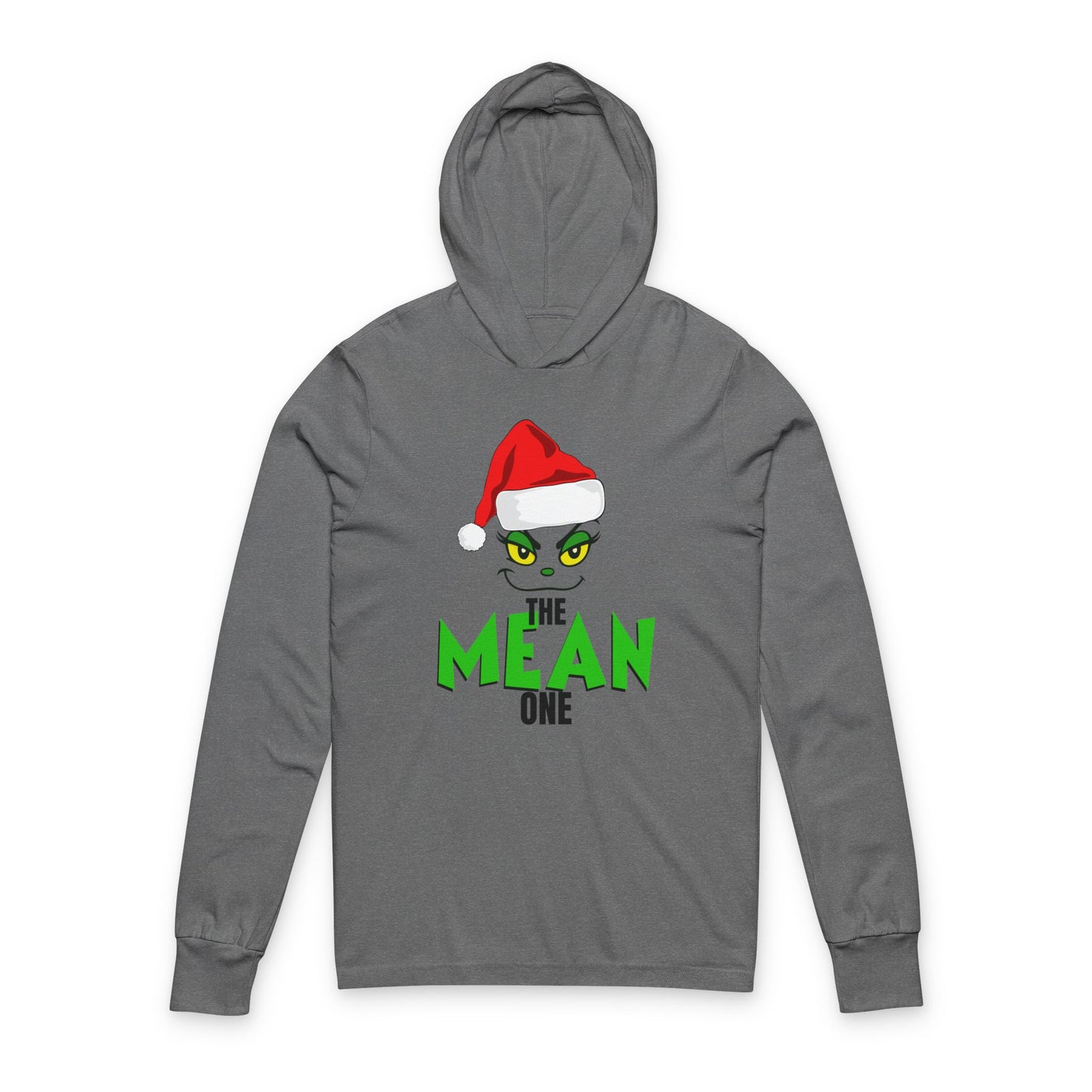 The Mean One Christmas Hoodie Tee —Grimly Santa Holiday Long Sleeve