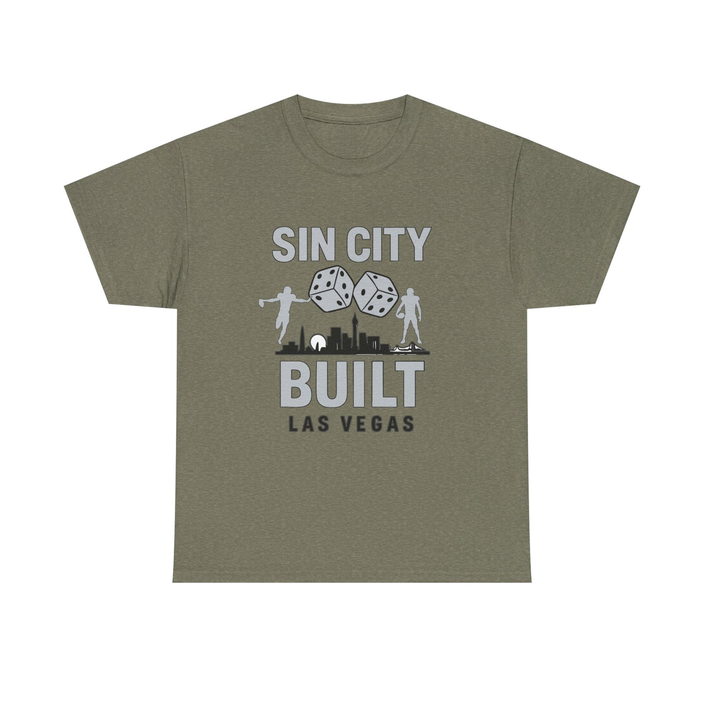 Las Vegas Built Tee, Male Cotton T-Shirt, Sin City Apparel, Casino Lover [...]