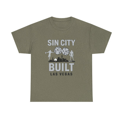 Las Vegas Built Tee, Male Cotton T-Shirt, Sin City Apparel, Casino Lover [...]