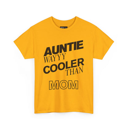 Cool Aunt Unisex Tee - Perfect Gift for Auntie, Family Gatherings, Fun Casual Wear, Birthday Celebration, Mother's Day