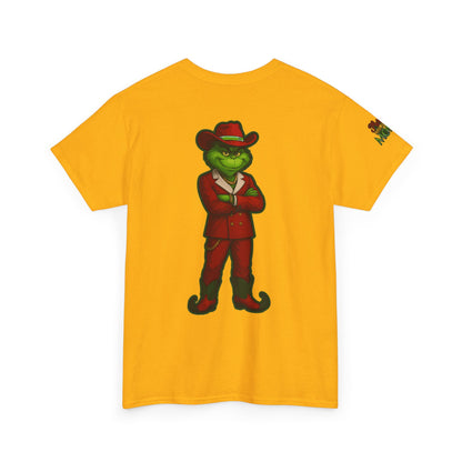 Grinch Inspired in Red Suit Tee — "Nah, I’m Money" Christmas Graphic T-Shirt
