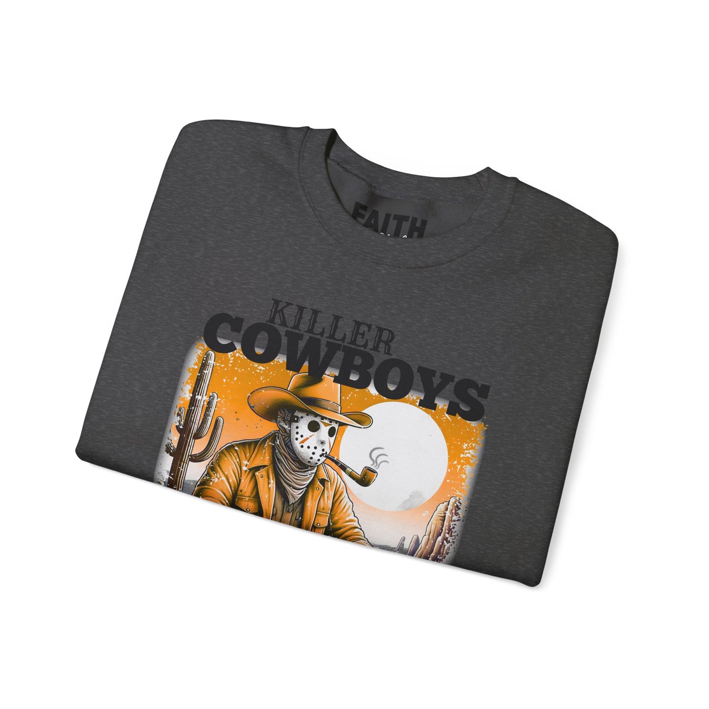 Killer Cowboys Graphic Sweatshirt, Cozy Unisex Pullover, Great for Cowboy Fans