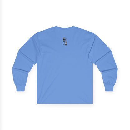 Long Sleeve Tee — "Reset Season" Script Graphic