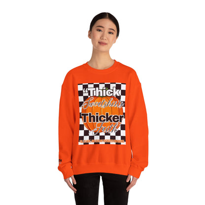 FaithStyles Thick Sweatshirts Pumpkin, Unisex Graphic Sweatshirt, Crewneck Sweatshirt, Sports Apparel, Cozy Casual Wear