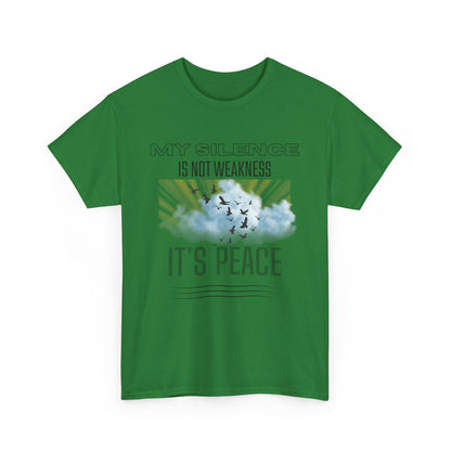 Inspirational Male Graphic Tee, Motivational Shirt, Casual Wear, Gifts for Friends, Peaceful Message, Everyday Comfort