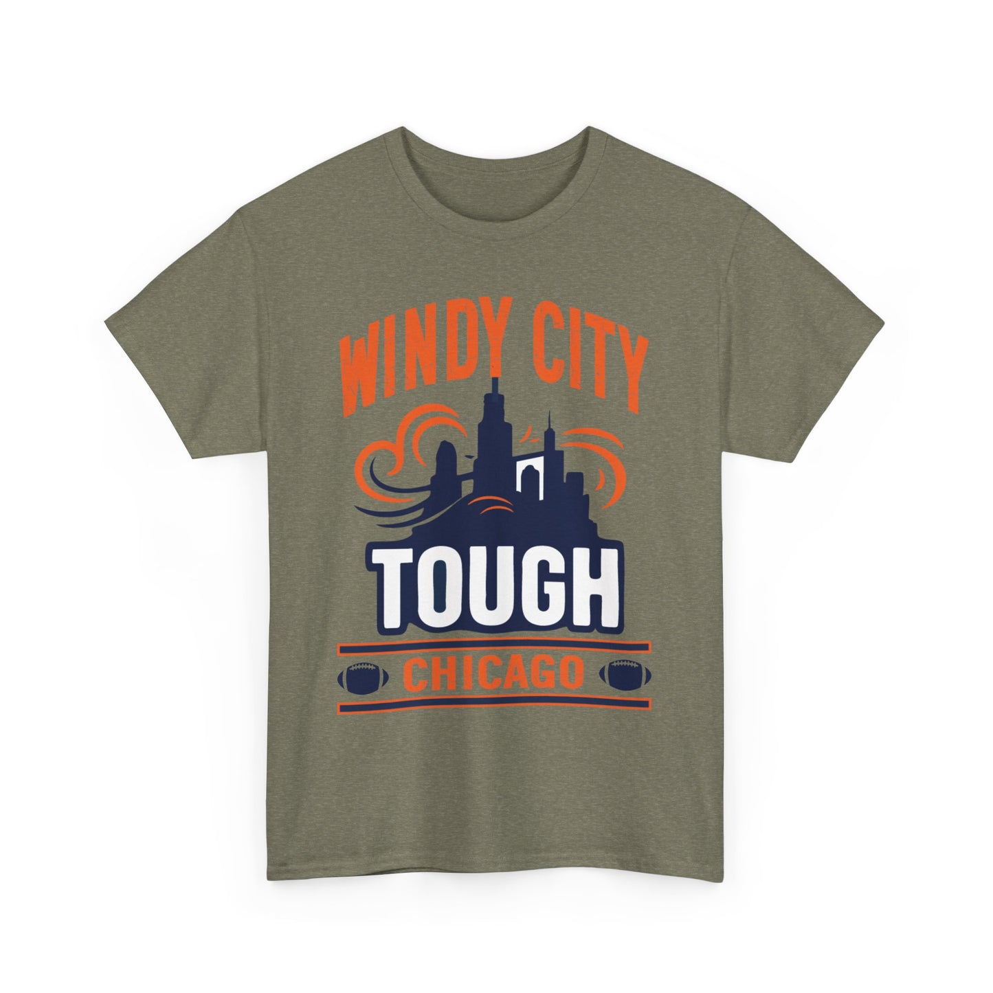 Windy City Tough Tee, Chicago Shirt, Male Cotton T-Shirt, Gifts for [...]