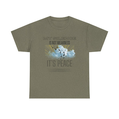 Inspirational Male Graphic Tee, Motivational Shirt, Casual Wear, Gifts for Friends, Peaceful Message, Everyday Comfort