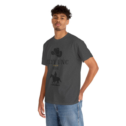 Unisex Cowboy Vibe Tee, Fun Graphic Tee, Casual Wear, Gift for Cowpoke Lovers, Western Style T-Shirt, Country Enthusiast Apparel