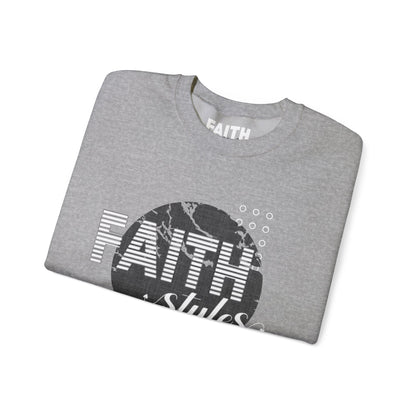 Faith Styles Unisex Heavy Blend™ Crewneck Sweatshirt - Cozy Spiritual Apparel for Everyday Wear, Gift for Friends, Comfort
