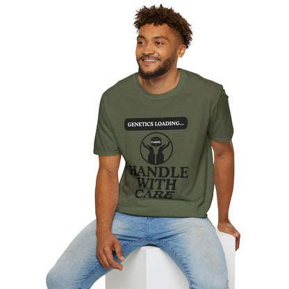 Genetics Loading T-Shirt, Funny Genetics Tee, Gift for Science Lovers, Unisex Humor Shirt, Casual Wear for Every Occasion