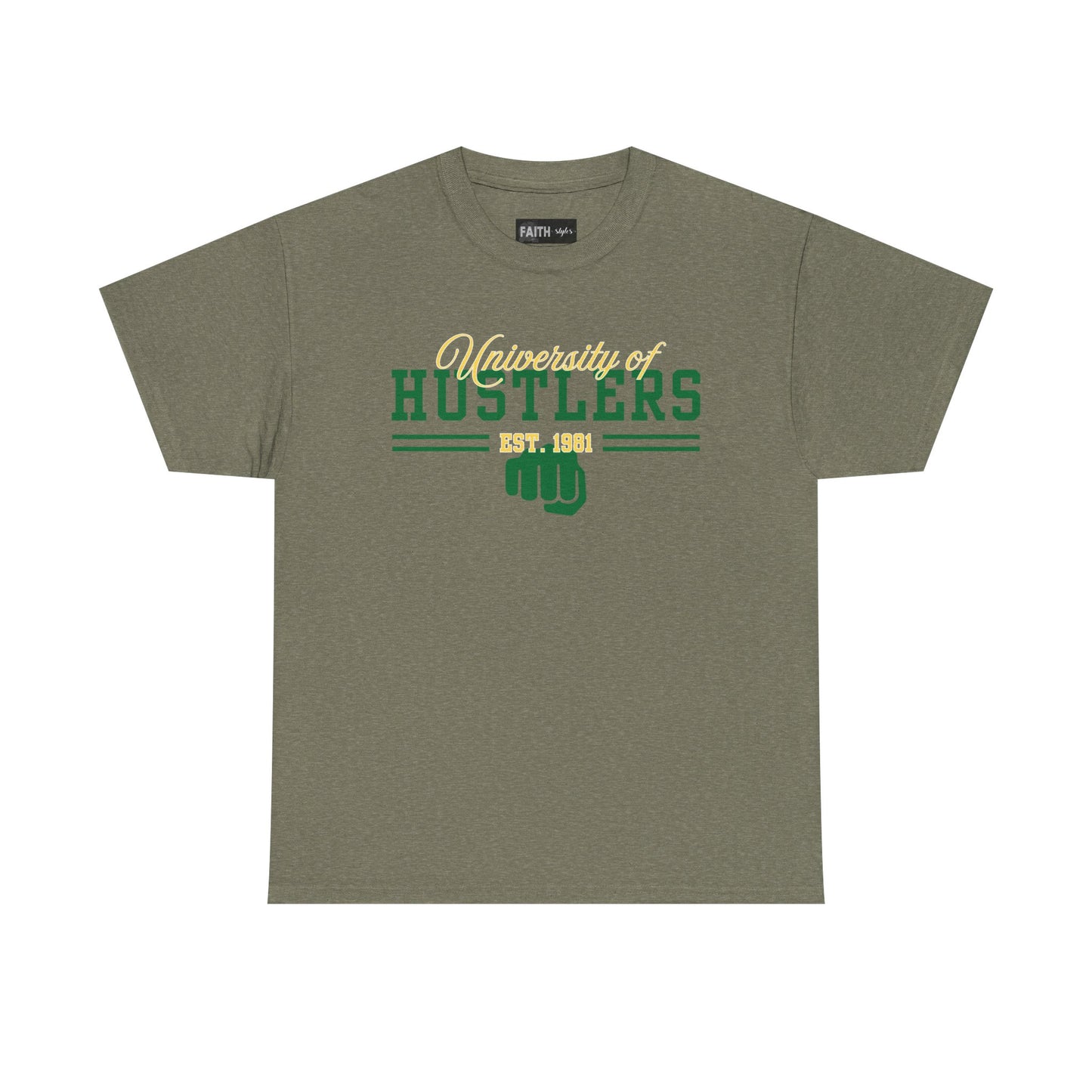 Hustlers Unisex Heavy Cotton Tee - Casual Style, Streetwear, Graphic Tee, Gift for Entrepreneurs, Cool Summer Shirt