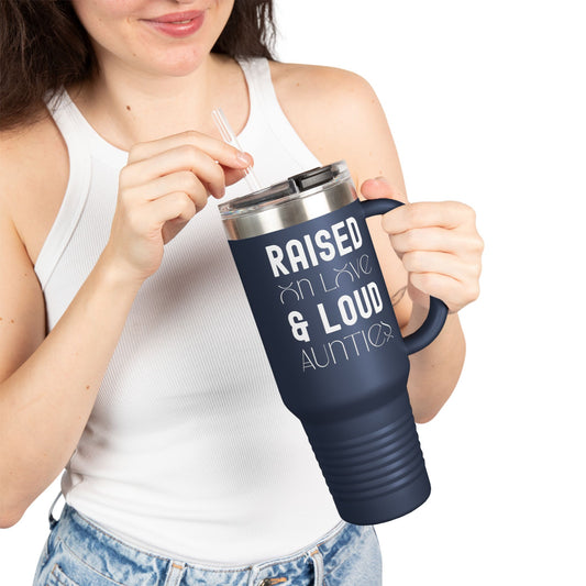 Insulated Travel Mug - 40oz | Perfect for Busy Aunties on the Go, Love & Family Inspired Design, Ideal Gift for Birthdays, Mother's [...]
