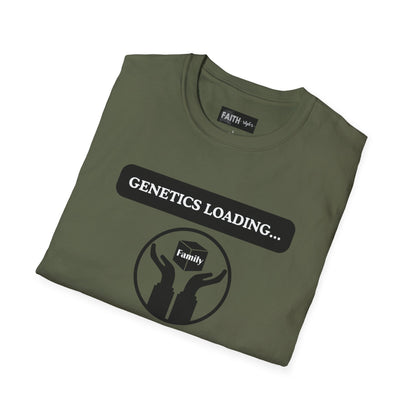 Genetics Loading T-Shirt, Funny Genetics Tee, Gift for Science Lovers, Unisex Humor Shirt, Casual Wear for Every Occasion