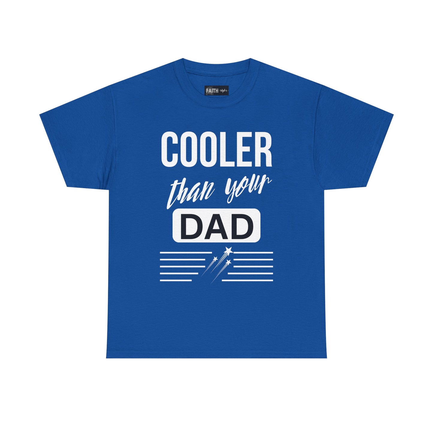 Cooler Than Your Dad Tee - Funny Gift for Dads, Unisex Cotton T-Shirt, Father's Day, Birthday, Casual Wear, Gift for Him, Dad Humor