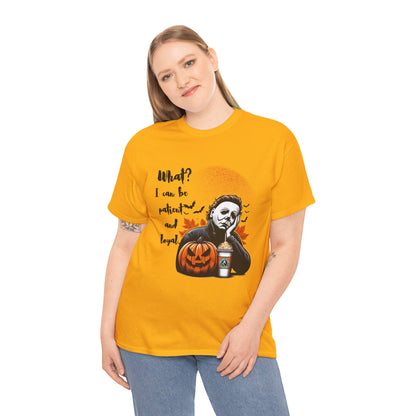 Halloween Graphic Tee, Unisex Cotton T-Shirt, Spooky Autumn Wear, Halloween Costume Top, Funny Horror Shirt