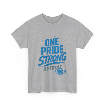 Detroit Lions Pride Tee - Male Heavy Cotton T-Shirt, Football Fan Apparel, Game Day Gear, Gift for Sports Lovers, Casual Wear