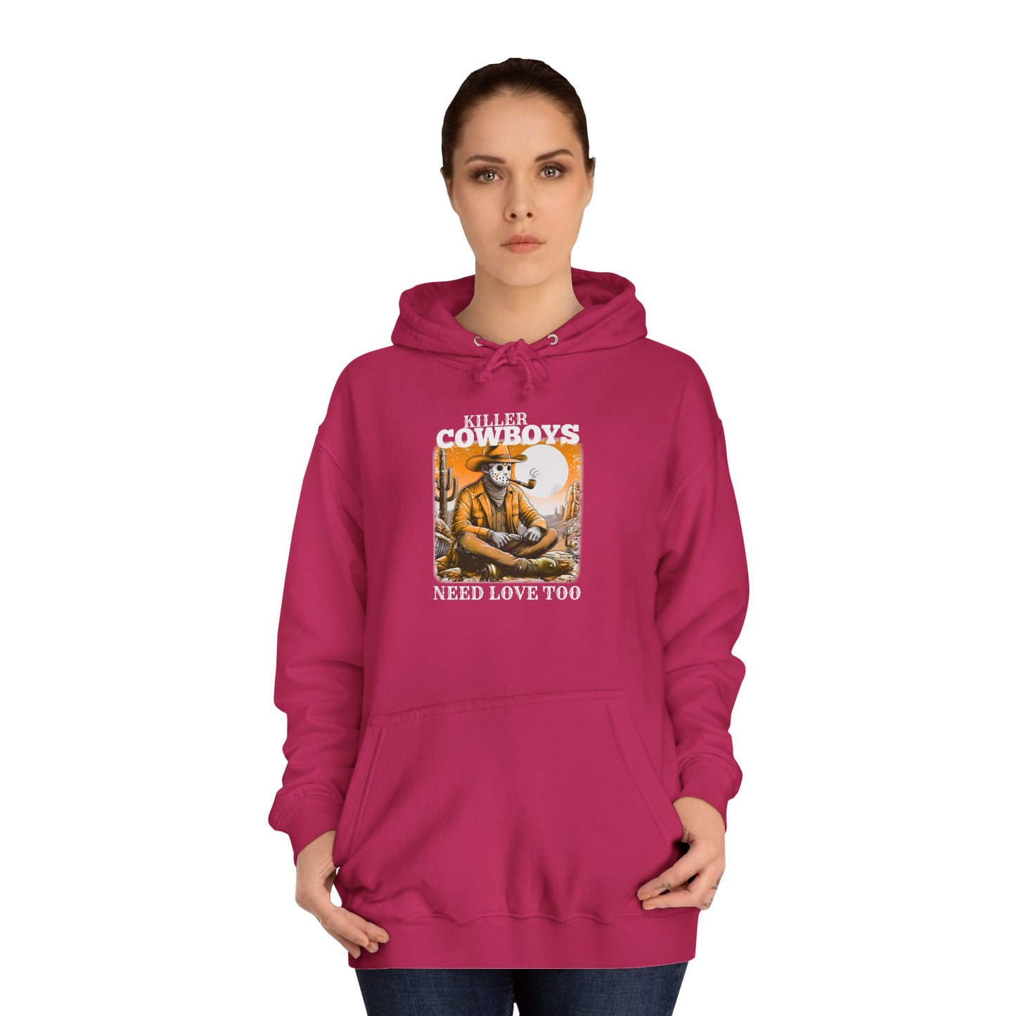 Unisex College Hoodie, Killer Cowboys