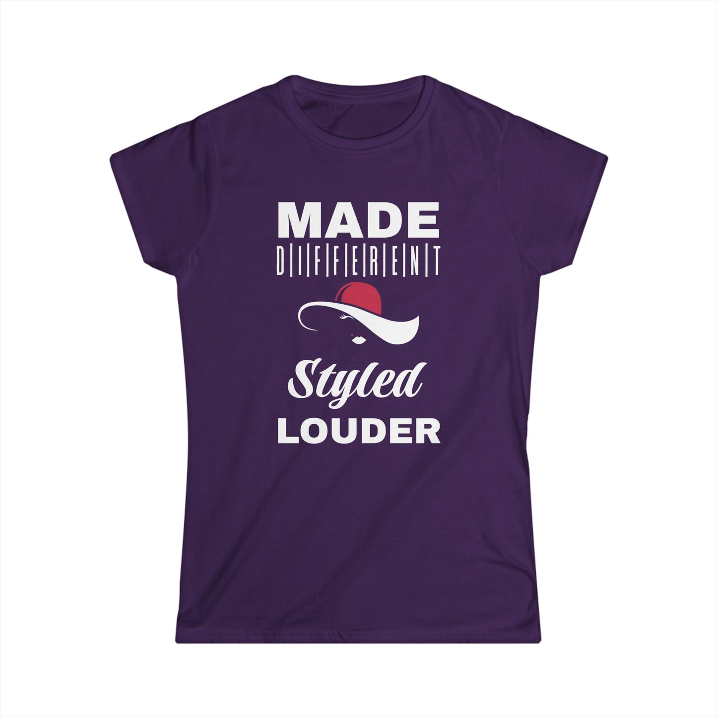 Women's Inspirational T-Shirt, Made Different Styled Louder, Casual Wear, Gift for Women, Empowerment Apparel, Motivational Tee