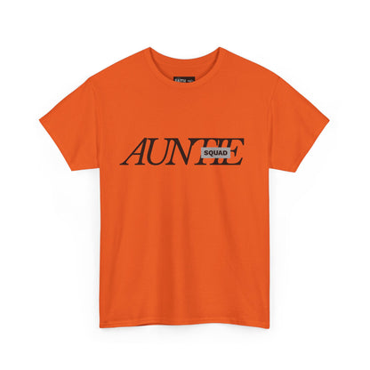 Auntie Squad Unisex Heavy Cotton Tee | Perfect Gift for Aunts | Family Reunion, Birthday, Mother's Day, Casual Wear, Everyday Comfort