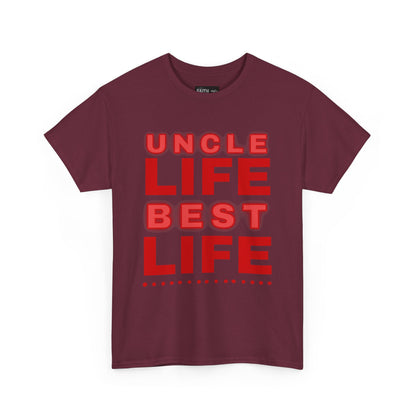 Uncle Life Best Life Tee | Funny Uncle T-Shirt, Gift for Uncle, Family Reunion Shirt, Birthday Gift, Casual Wear