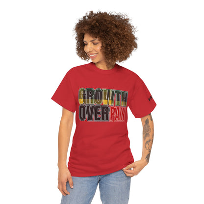 FaithStyles Growth Over Pain T‑Shirt — Motivational Graphic Tee