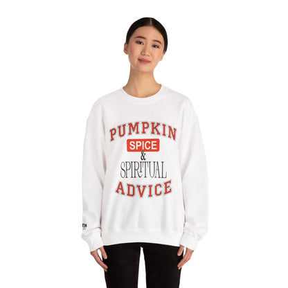 Cozy Pumpkin Spice Sweatshirt, Fall Sweatshirt, Spiritual Advice Crewneck, Autumn Fashion, Thanksgiving Gift, Unisex Sweater
