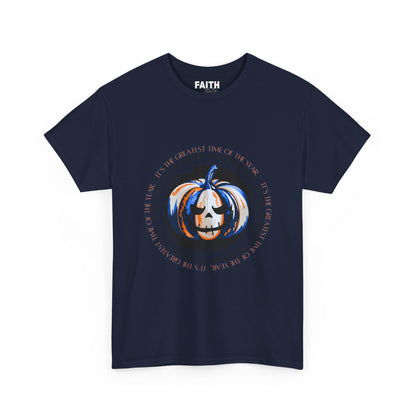 Halloween Pumpkin Tee, Unisex Halloween Shirt, Spooky Fall Apparel, Autumn Outfit, Trick or Treat Gift