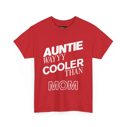 Cool Aunt Unisex Tee - Perfect Gift for Auntie, Family Gatherings, Fun Casual Wear, Birthday Celebration, Mother's Day