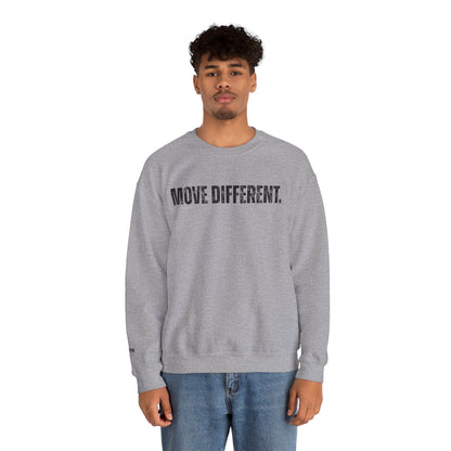 MOVE DIFFERENT. Unisex Crewneck Sweatshirt | Faith Styles®