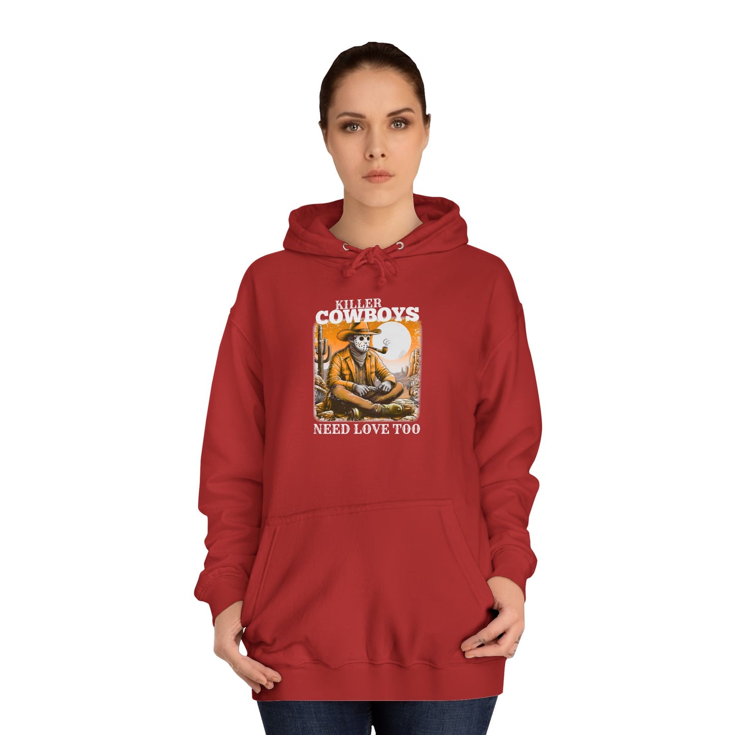 Unisex College Hoodie, Killer Cowboys