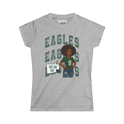 Eagles Game Day Women's Tee, Sports Fan Shirt, Football Season Apparel, Gift for Her, Casual Outfit for Celebrations