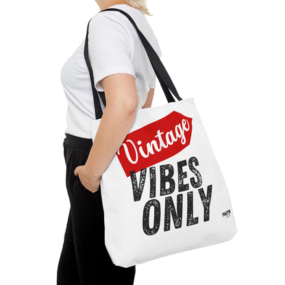 FaithStyles Vintage Vibes Only Tote Bag