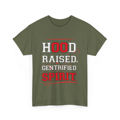 Hood Raised Spirit Unisex Heavy Cotton Tee - Empowering Streetwear