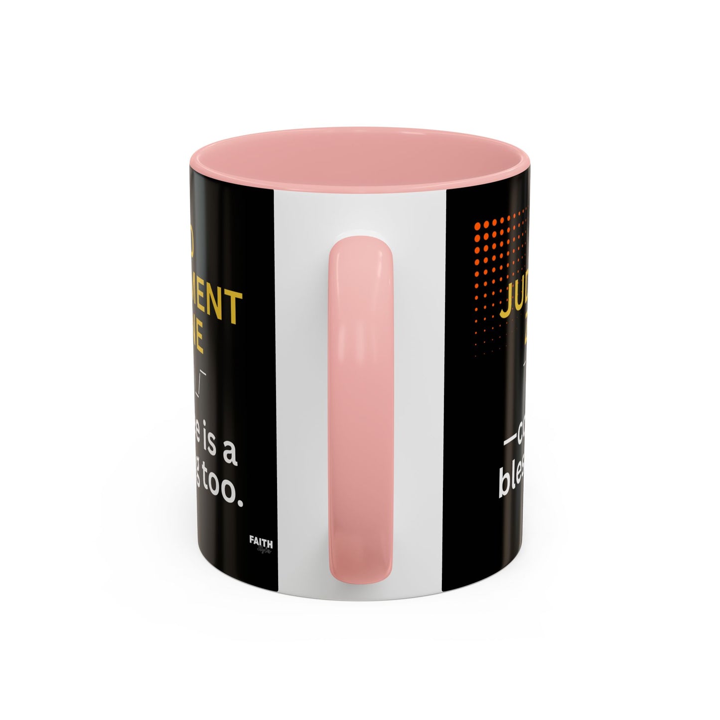 FaithStyles No Judgment Zone Coffee Mug, Funny Gift for Coffee Lovers, Unique Java Cup, Perfect for Birthdays, Inspirational Drinkware