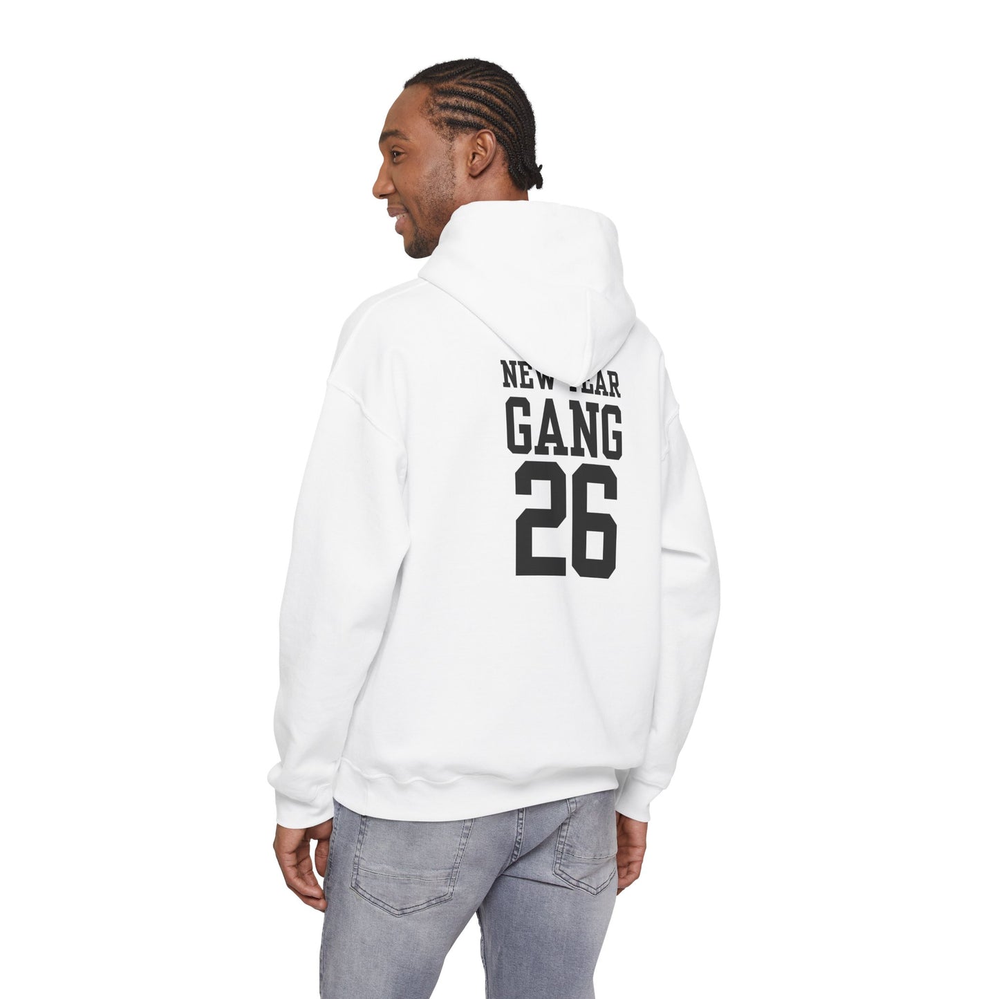 New Year Gang 26 Hoodie — Varsity Style Graphic Pullover